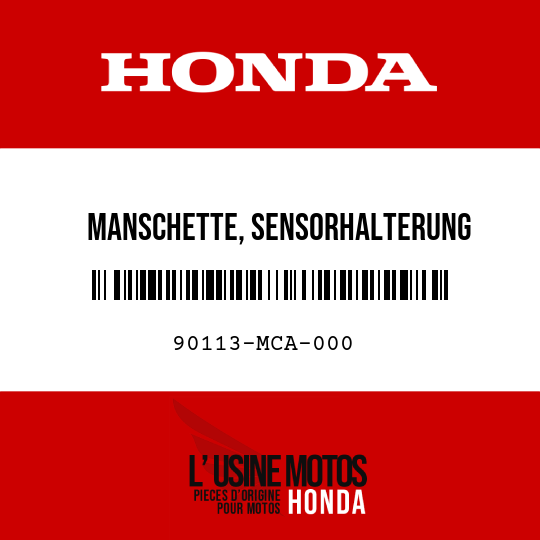 image de 90113-MCA-000 MANSCHETTE, SENSORHALTERUNG