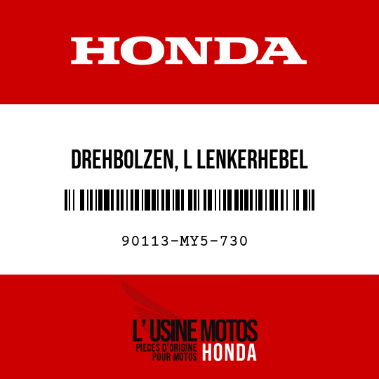 image de 90113-MY5-730 DREHBOLZEN, L LENKERHEBEL