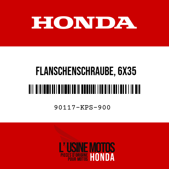 image de 90117-KPS-900 FLANSCHENSCHRAUBE, 6X35
