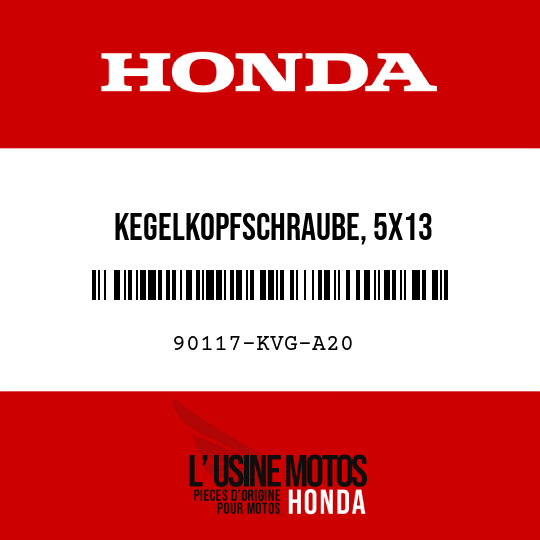 image de 90117-KVG-A20 KEGELKOPFSCHRAUBE, 5X13
