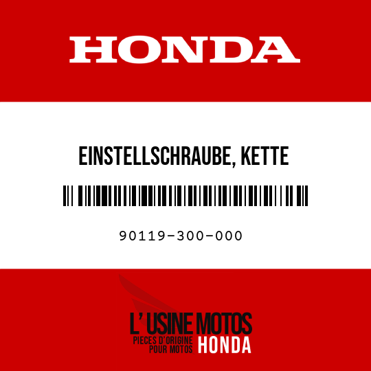 image de 90119-300-000 EINSTELLSCHRAUBE, KETTE