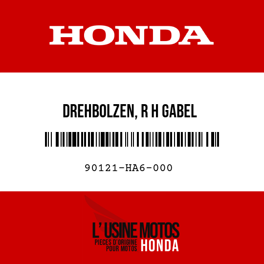 image de 90121-HA6-000 DREHBOLZEN, R H GABEL