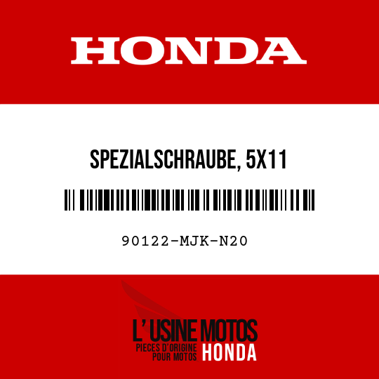 image de 90122-MJK-N20 SPEZIALSCHRAUBE, 5X11