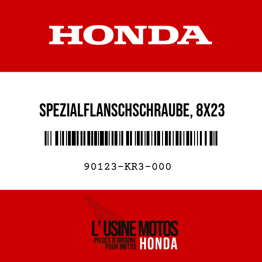 image de 90123-KR3-000 SPEZIALFLANSCHSCHRAUBE, 8X23