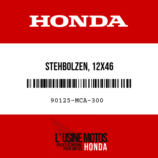 image de 90125-MCA-300 STEHBOLZEN, 12X46