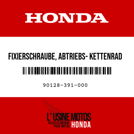 image de 90128-391-000 FIXIERSCHRAUBE, ABTRIEBS- KETTENRAD