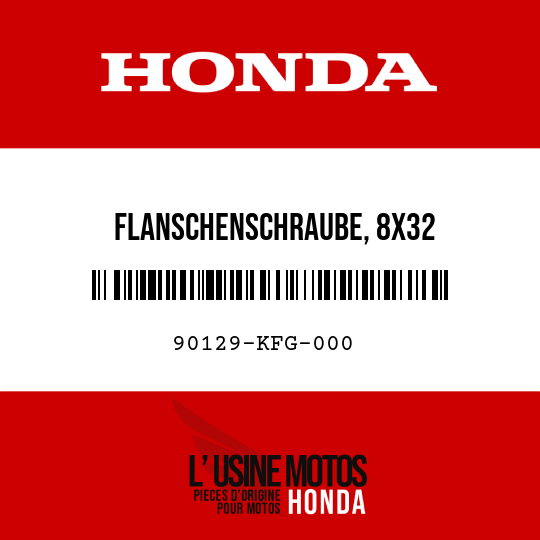 image de 90129-KFG-000 FLANSCHENSCHRAUBE, 8X32