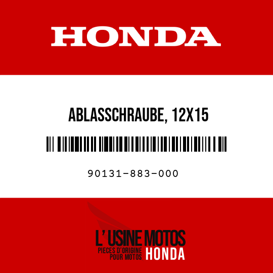 image de 90131-883-000 ABLASSCHRAUBE, 12X15