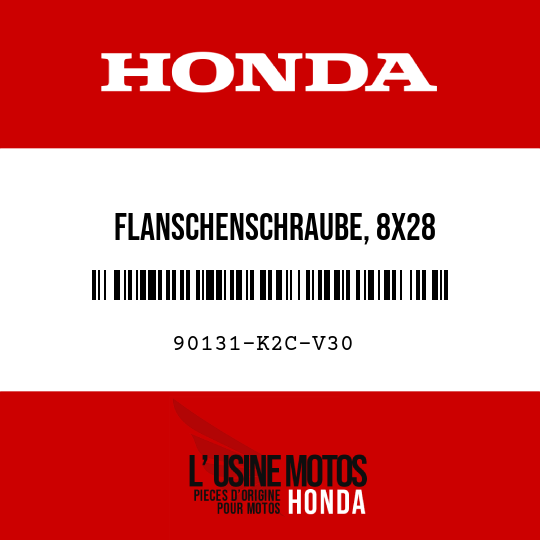 image de 90131-K2C-V30 FLANSCHENSCHRAUBE, 8X28