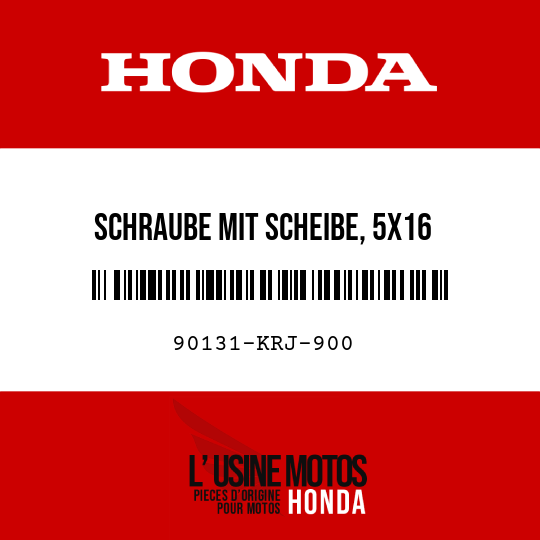 image de 90131-KRJ-900 SCHRAUBE MIT SCHEIBE, 5X16
