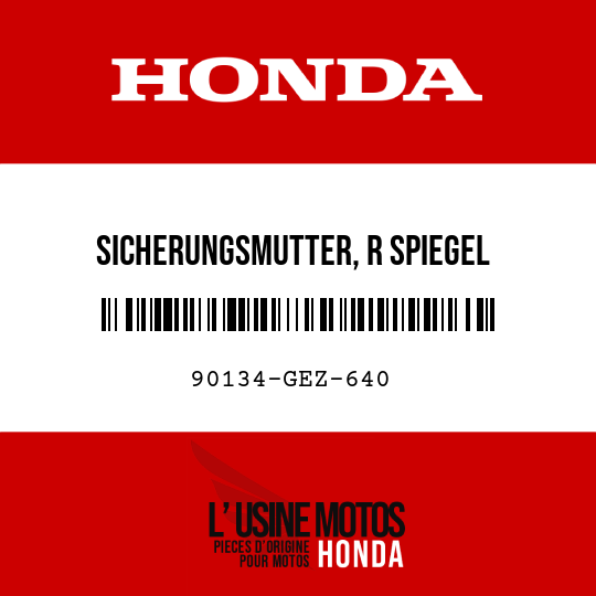 image de 90134-GEZ-640 SICHERUNGSMUTTER, R SPIEGEL