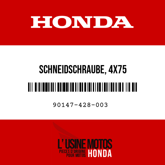 image de 90147-428-003 SCHNEIDSCHRAUBE, 4X75