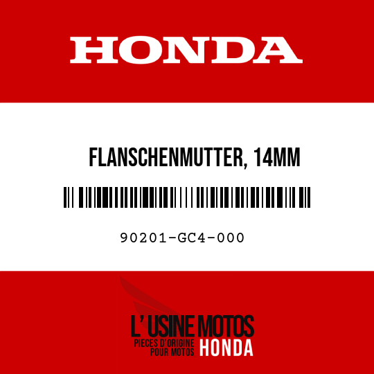 image de 90201-GC4-000 FLANSCHENMUTTER, 14MM