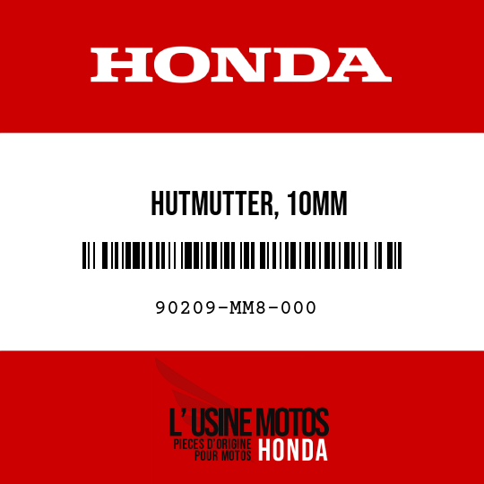 image de 90209-MM8-000 HUTMUTTER, 10MM