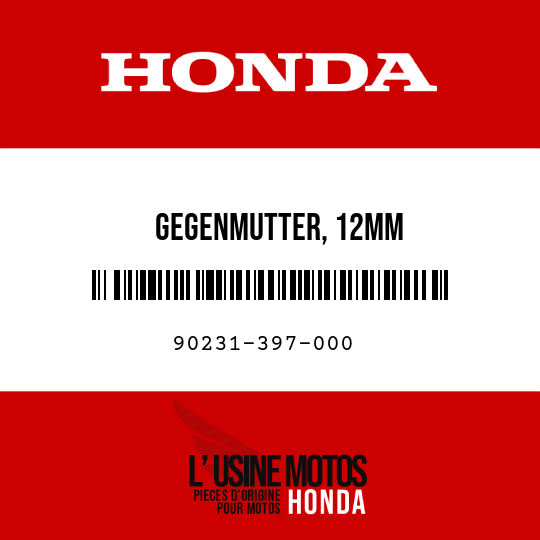 image de 90231-397-000 GEGENMUTTER, 12MM