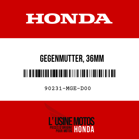 image de 90231-MGE-D00 GEGENMUTTER, 36MM
