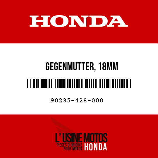 image de 90235-428-000 GEGENMUTTER, 18MM