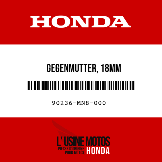 image de 90236-MN8-000 GEGENMUTTER, 18MM