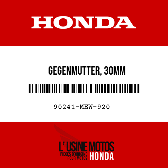 image de 90241-MEW-920 GEGENMUTTER, 30MM