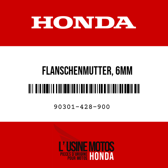 image de 90301-428-900 FLANSCHENMUTTER, 6MM