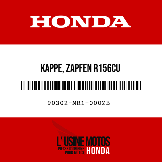 image de 90302-MR1-000ZB KAPPE, ZAPFEN R156CU 