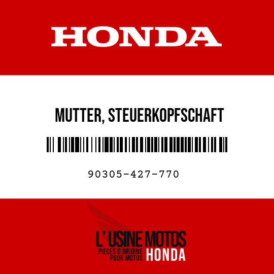 image de 90305-427-770 MUTTER, STEUERKOPFSCHAFT