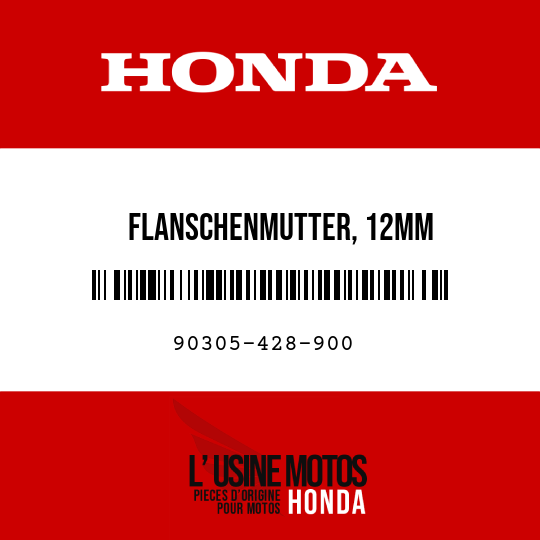 image de 90305-428-900 FLANSCHENMUTTER, 12MM