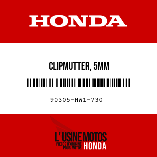 image de 90305-HW1-730 CLIPMUTTER, 5MM