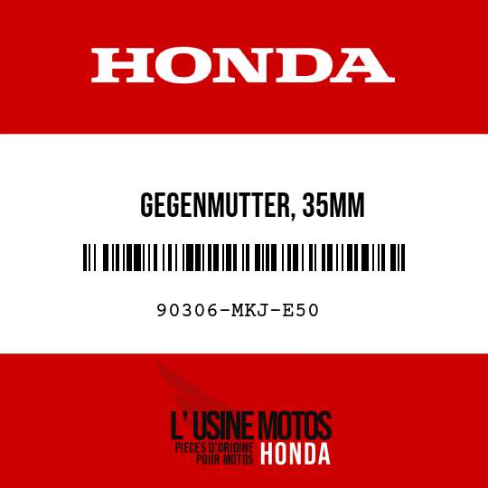 image de 90306-MKJ-E50 GEGENMUTTER, 35MM