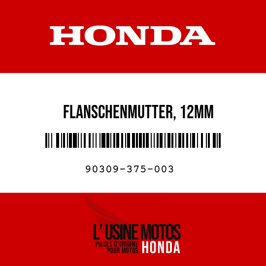 image de 90309-375-003 FLANSCHENMUTTER, 12MM