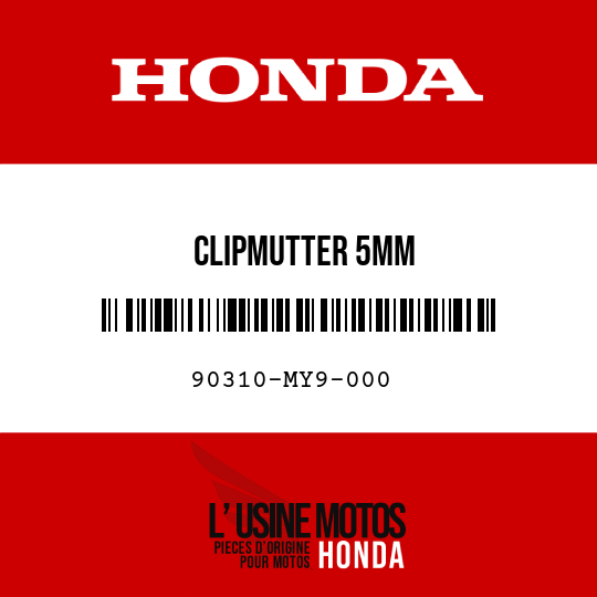 image de 90310-MY9-000 CLIPMUTTER 5MM