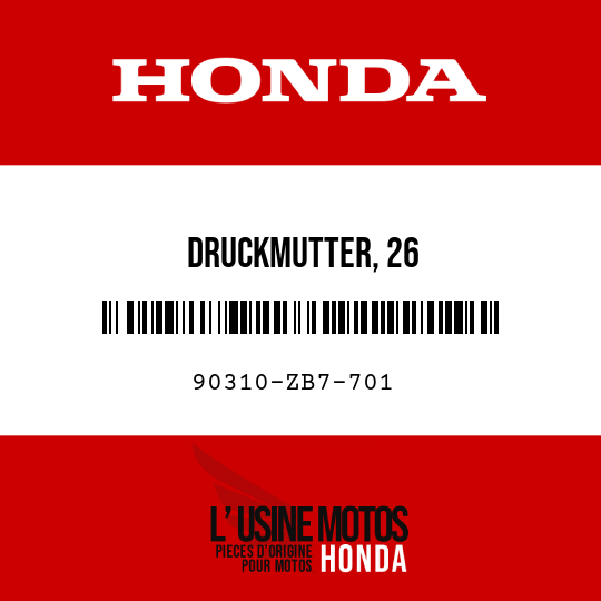image de 90310-ZB7-701 DRUCKMUTTER, 26