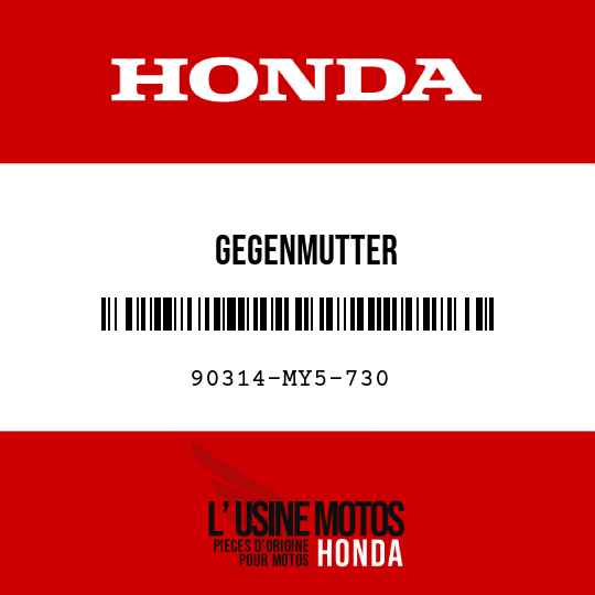 image de 90314-MY5-730 GEGENMUTTER