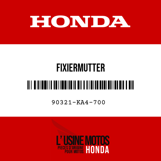 image de 90321-KA4-700 FIXIERMUTTER