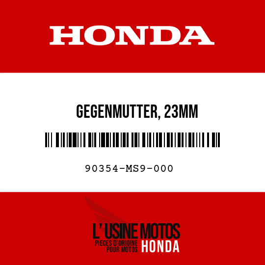 image de 90354-MS9-000 GEGENMUTTER, 23MM
