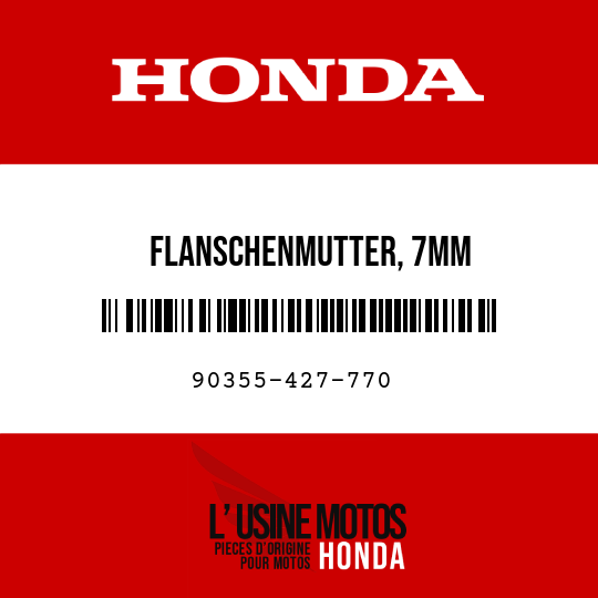 image de 90355-427-770 FLANSCHENMUTTER, 7MM