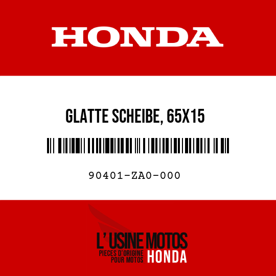 image de 90401-ZA0-000 GLATTE SCHEIBE, 65X15