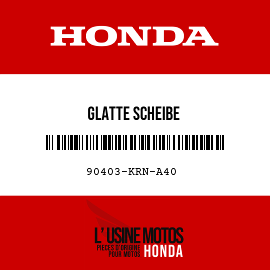 image de 90403-KRN-A40 GLATTE SCHEIBE