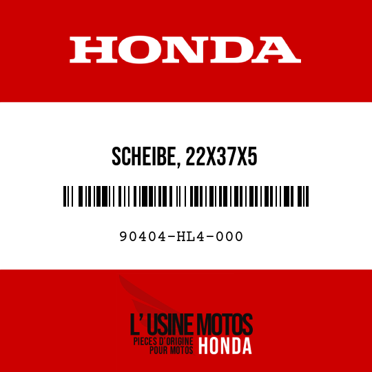 image de 90404-HL4-000 SCHEIBE, 22X37X5