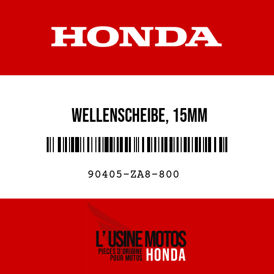 image de 90405-ZA8-800 WELLENSCHEIBE, 15MM