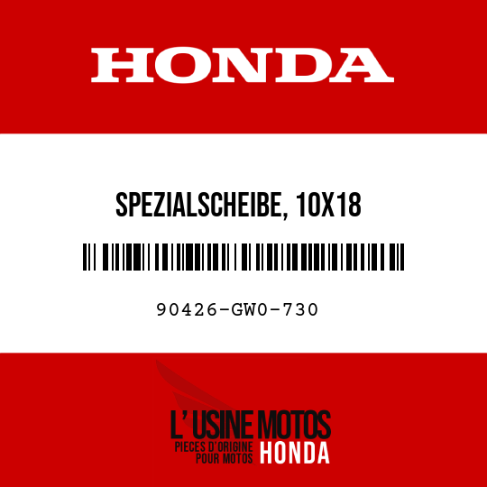 image de 90426-GW0-730 SPEZIALSCHEIBE, 10X18
