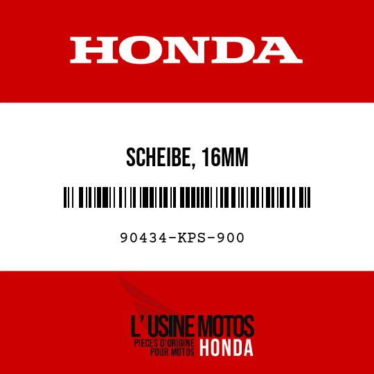 image de 90434-KPS-900 SCHEIBE, 16MM
