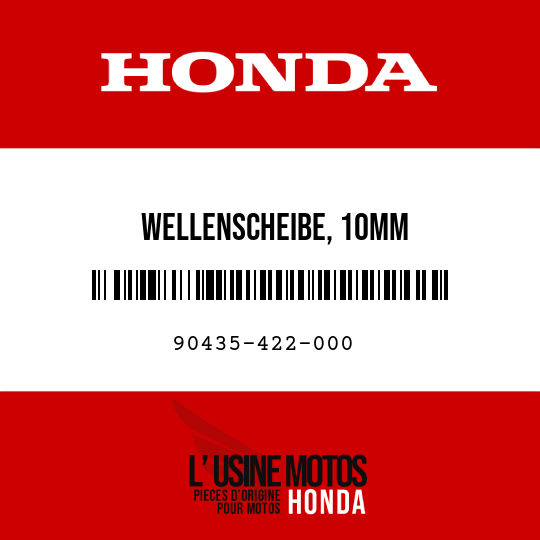 image de 90435-422-000 WELLENSCHEIBE, 10MM