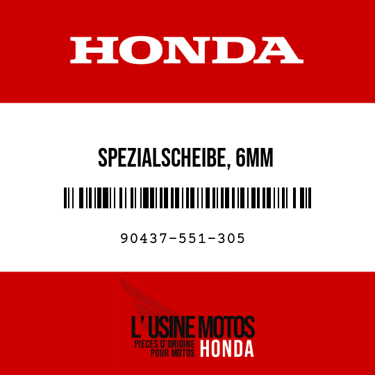 image de 90437-551-305 SPEZIALSCHEIBE, 6MM