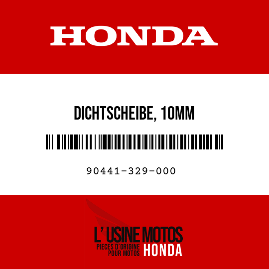 image de 90441-329-000 DICHTSCHEIBE, 10MM