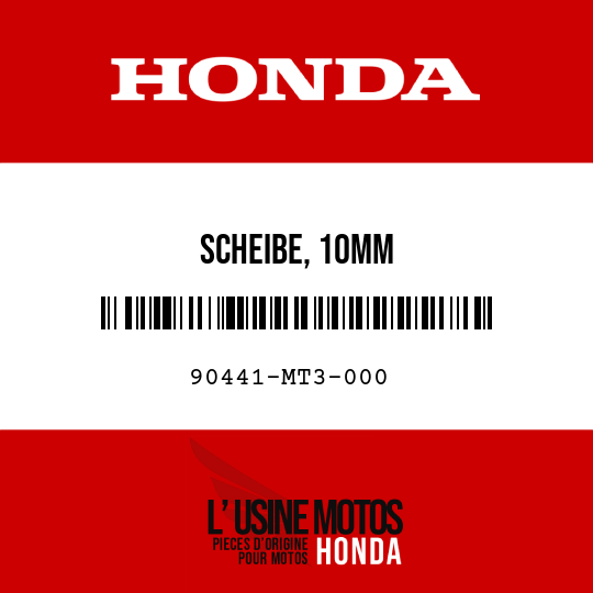 image de 90441-MT3-000 SCHEIBE, 10MM