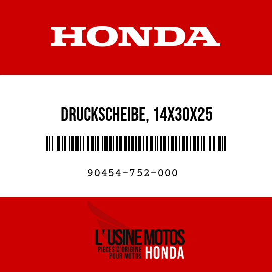 image de 90454-752-000 DRUCKSCHEIBE, 14X30X25