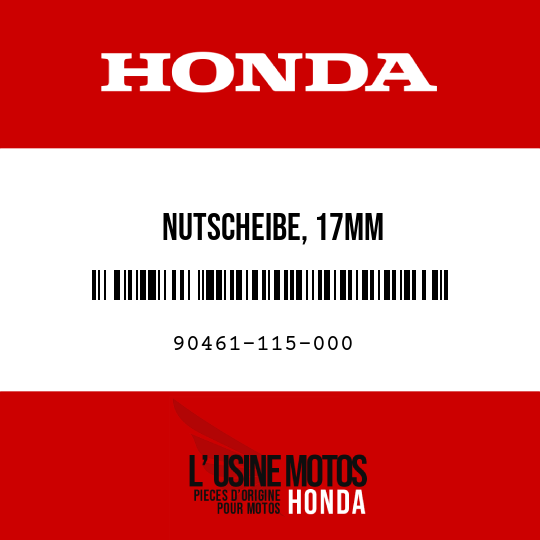 image de 90461-115-000 NUTSCHEIBE, 17MM