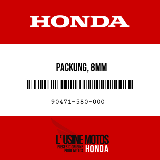 image de 90471-580-000 PACKUNG, 8MM