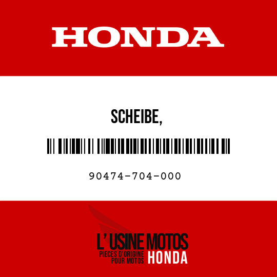 image de 90474-704-000 SCHEIBE,